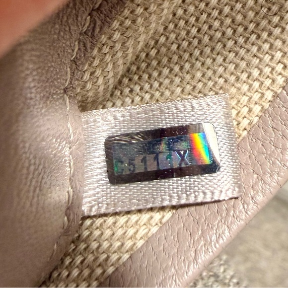 Jimmy Choo Star-Studded Metallic Pastel Yellow Long Flap Leather Wallet and COA - Picture 13 of 16